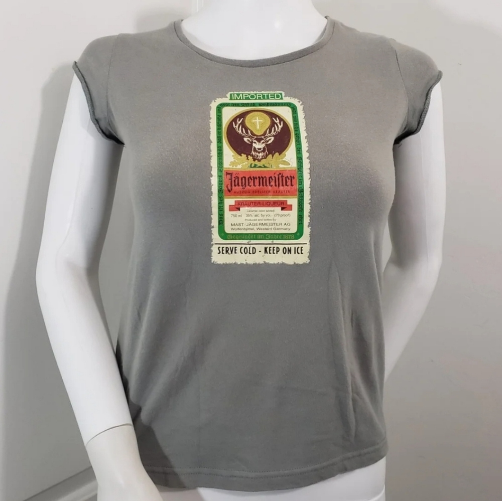 JAGERMEISTER Ladies Tee Shirt short cap sleeves